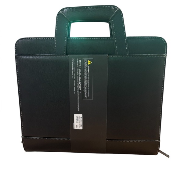 Samsonite Business classic 3 ring binder portfolio messager bag black - Picture 2 of 9